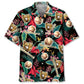 Hawaiian Shirt / Adults / S Tropical Flowers With Baseball Gloves Hawaiian Shirt
