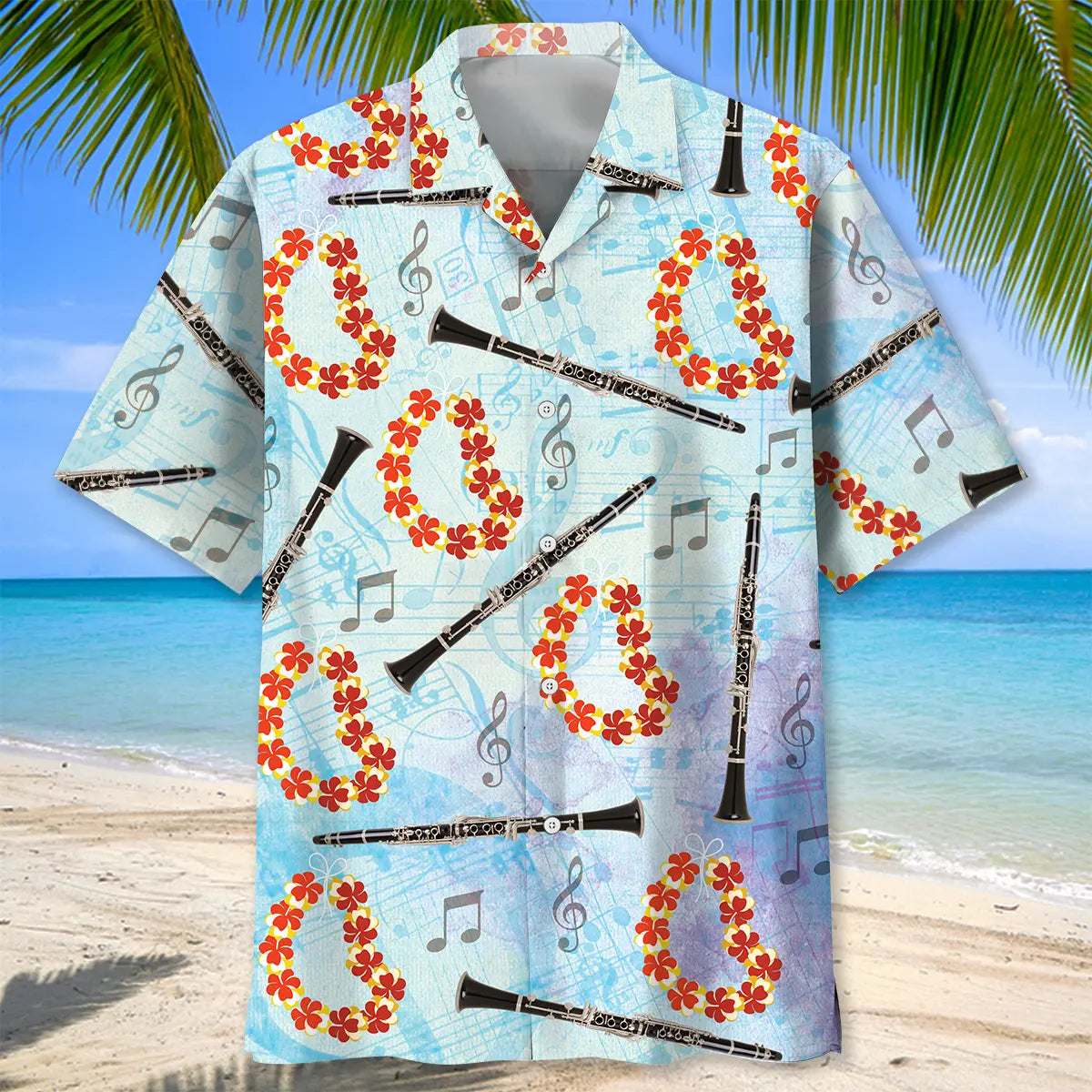Tropical Flute Hawaiian Shirt Men