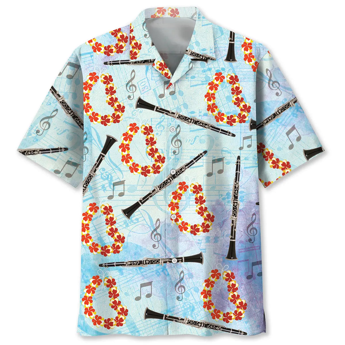 Hawaiian Shirt / Adults / S Tropical Flute Hawaiian Shirt Men