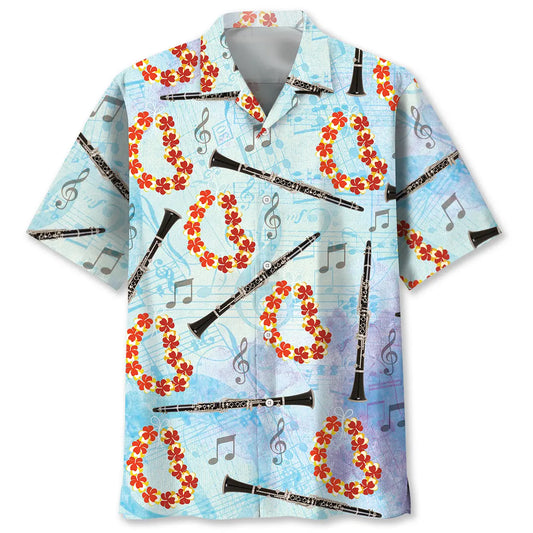 Hawaiian Shirt / Adults / S Tropical Flute Hawaiian Shirt Men