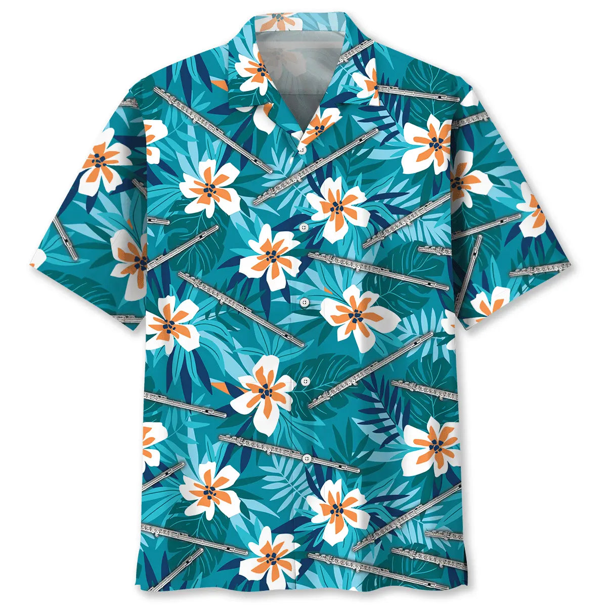Hawaiian Shirt / Adults / S Tropical Flute Hawaiian Shirt