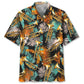 Hawaiian Shirt / Adults / S Tropical Orange Trumpet Hawaiian Shirt