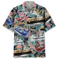 Hawaiian Shirt / Adults / S Tropical Pontoon Boat Hawaiian Shirt