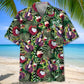 Tropical Red Wine Hawaiian Shirt