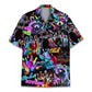Hawaiian Shirt / Adults / S Neon Bowling Raccoon Unisex Hawaiian Shirt Aloha Shirt