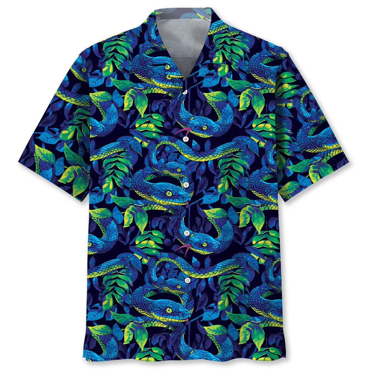 Hawaiian Shirt / Adults / S Tropical Snake Hawaiian Shirt