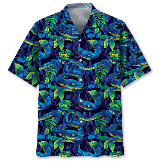 Hawaiian Shirt / Adults / S Tropical Snake Hawaiian Shirt