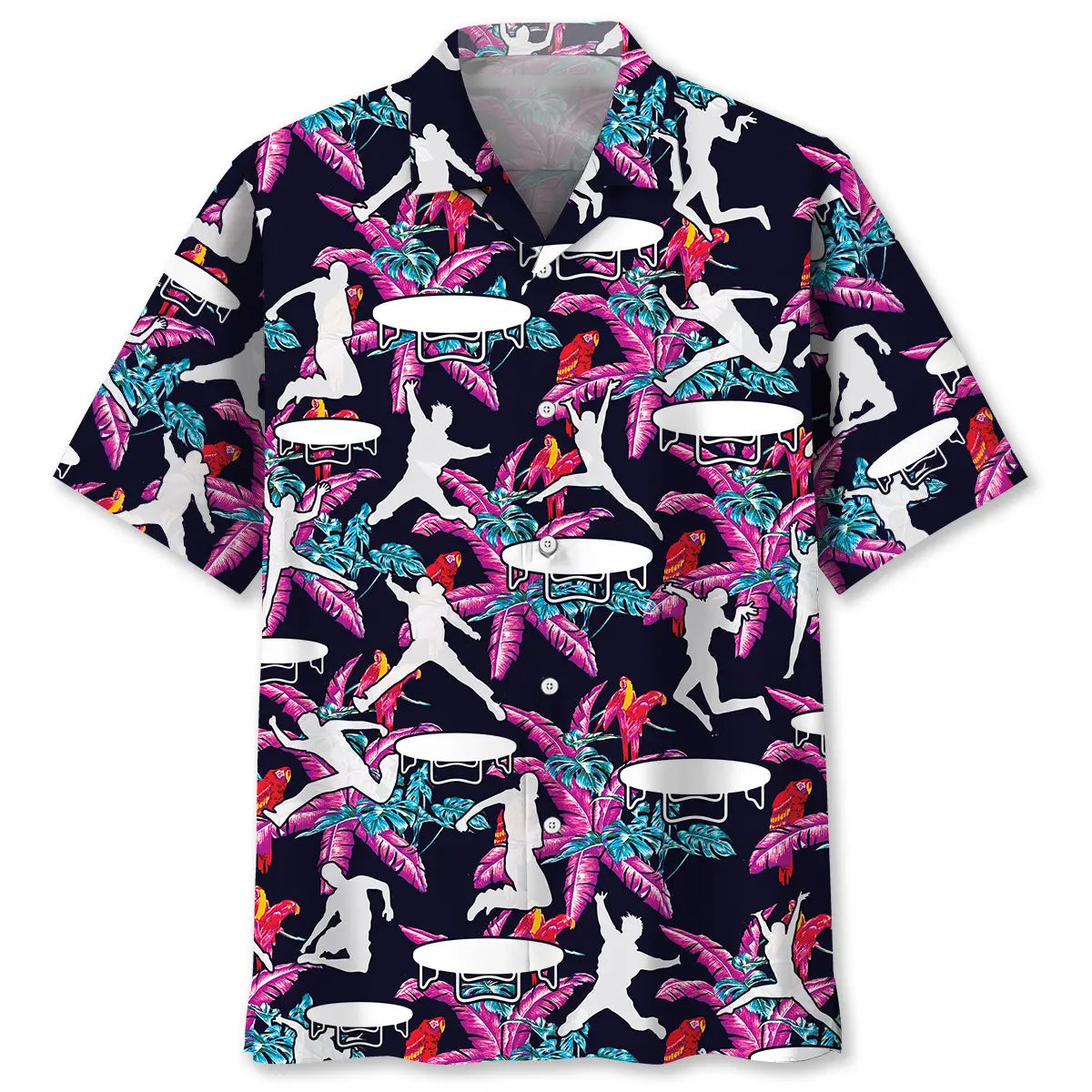 Hawaiian Shirt / Adults / S Tropical Trampoline Hawaiian Shirt