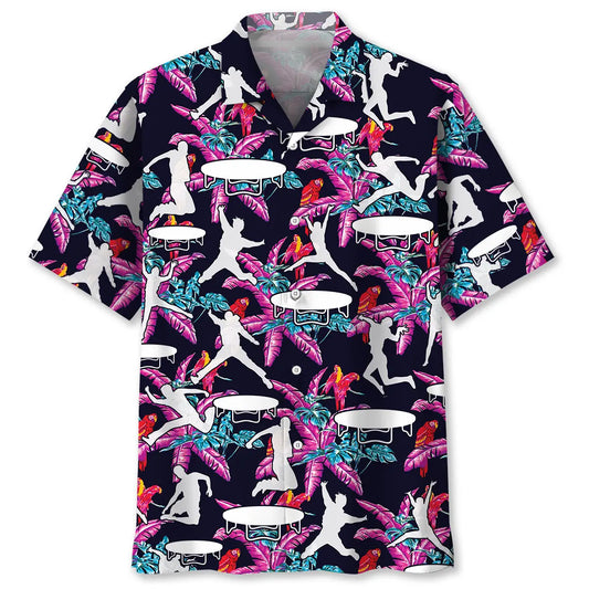 Hawaiian Shirt / Adults / S Tropical Trampoline Hawaiian Shirt