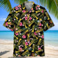 Tropical Vintage Music Trumpet Hawaiian Shirt