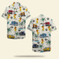 Hawaiian Shirt / Adults / S Trucker Duck Unisex Hawaiian Shirt Aloha Shirt Summer Vibe Truck &amp; Duck Pattern