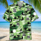 Trucker Green Hawaiian Shirt