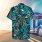 Trucker Unisex Hawaiian Shirt Aloha Shirt With Semitruck And Rubber Duck