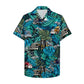 Hawaiian Shirt / Adults / S Trucker Unisex Hawaiian Shirt Aloha Shirt With Semitruck And Rubber Duck