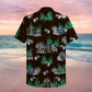Trucker Unisex Hawaiian Shirt Aloha Shirt With Semitruck Pattern