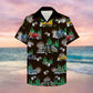 Trucker Unisex Hawaiian Shirt Aloha Shirt With Semitruck For Trucker
