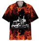 Hawaiian Shirt / Adults / S Trucker Shift Up and Hammer Down Hawaiian Shirt