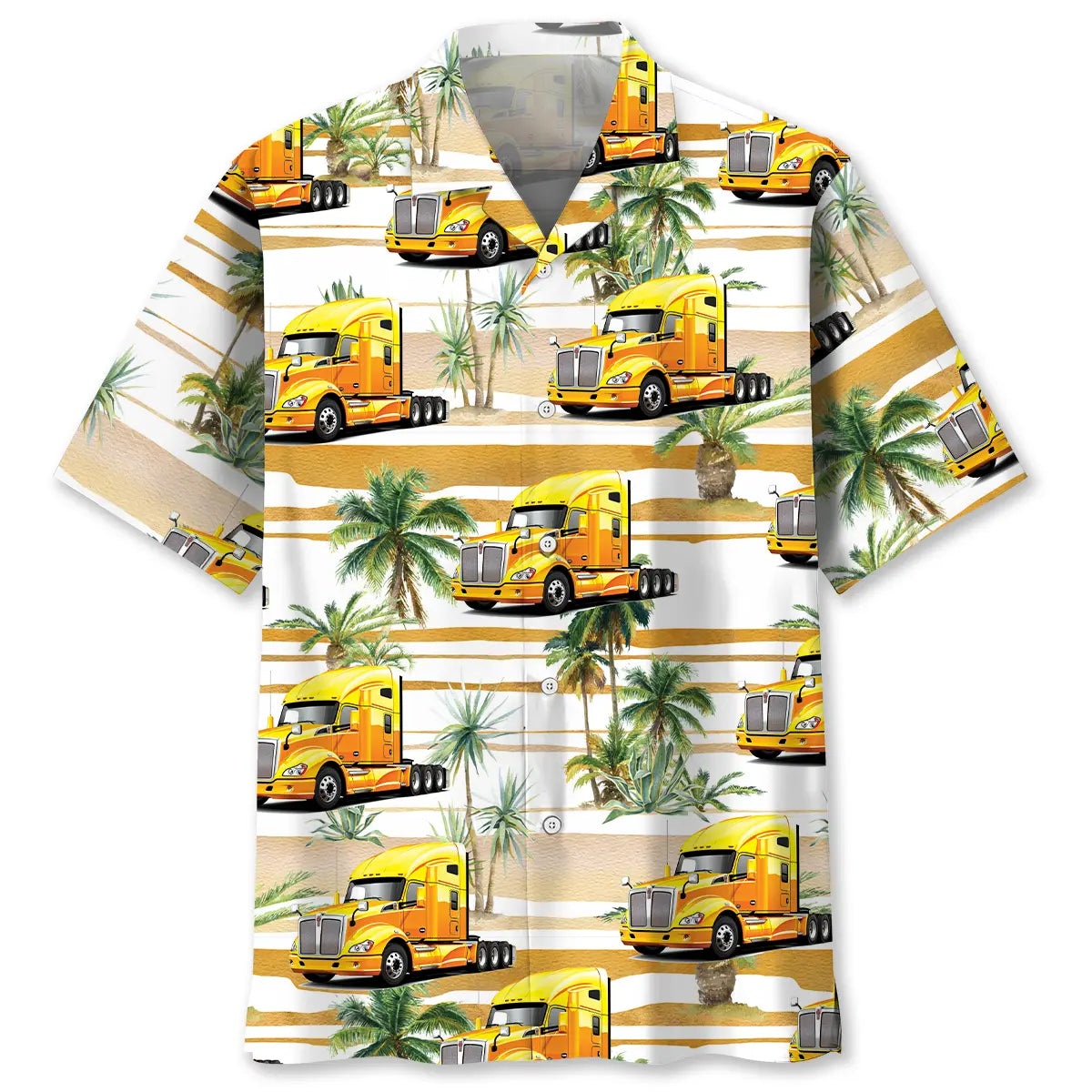 Hawaiian Shirt / Adults / S Trucker Tropical Hawaiian Shirt