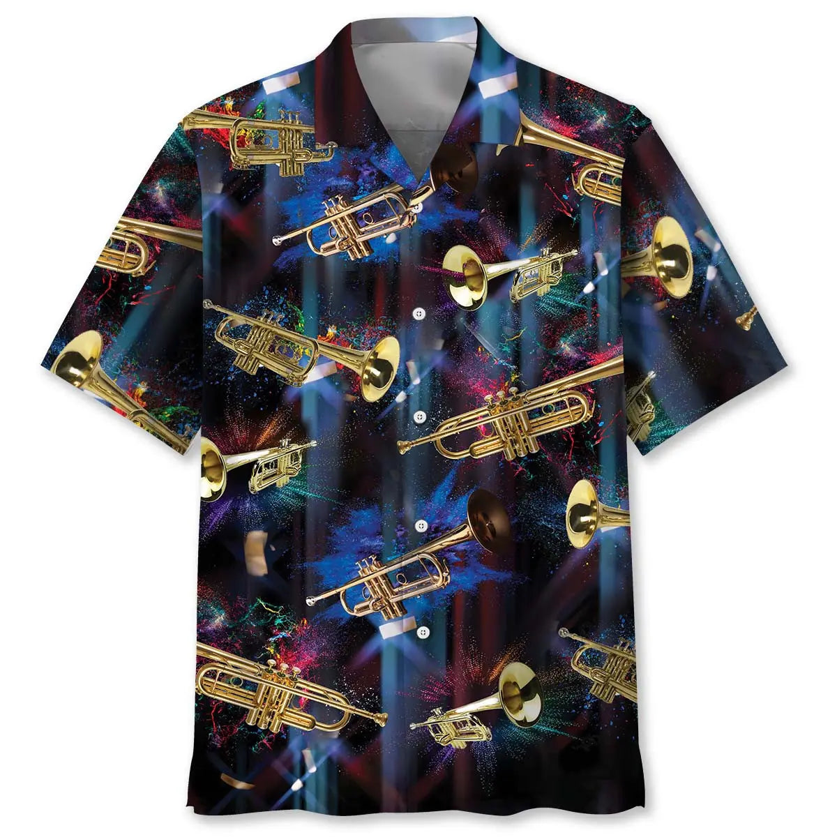 Hawaiian Shirt / Adults / S Trumpet Light Hawaiian Shirt