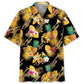 Hawaiian Shirt / Adults / S Trumpet Yellow Tropical Hawaiian Shirt