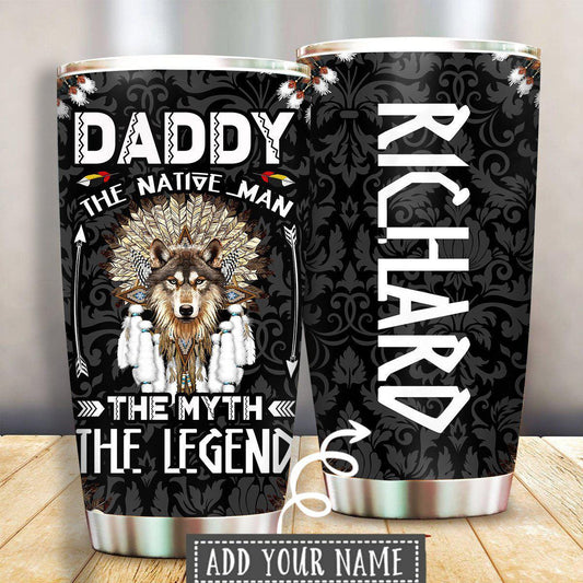 Native Daddy The Legend 20 Oz Tumbler For Travel Gifts