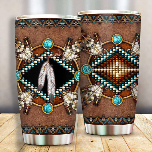 Native American Sign Nature 20 Oz Tumbler For Hot Cold Drinks And Travel