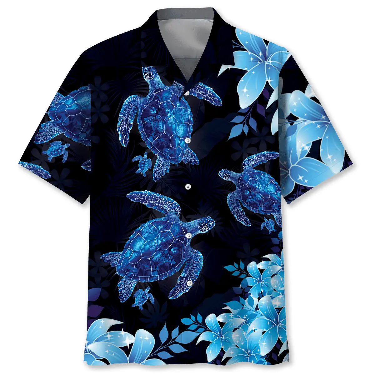 Hawaiian Shirt / Adults / S Turtle Hibiscus Hawaiian Shirt