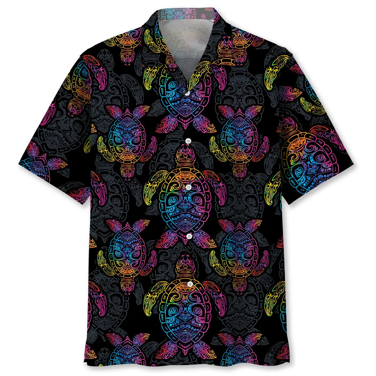 Hawaiian Shirt / Adults / S Turtle Polynesian Hawaiian Shirt
