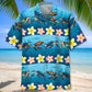Turtle Under Sea Tropical Hawaiian Shirt