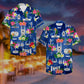 Unisex Hawaiian Shirt Aloha Shirt Summer Vibe Floral Spaceship Pattern