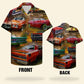 Hawaiian Shirt / Adults / S Unisex Hawaiian Shirt Aloha Shirt Summer Vibe Muscle Car Pattern