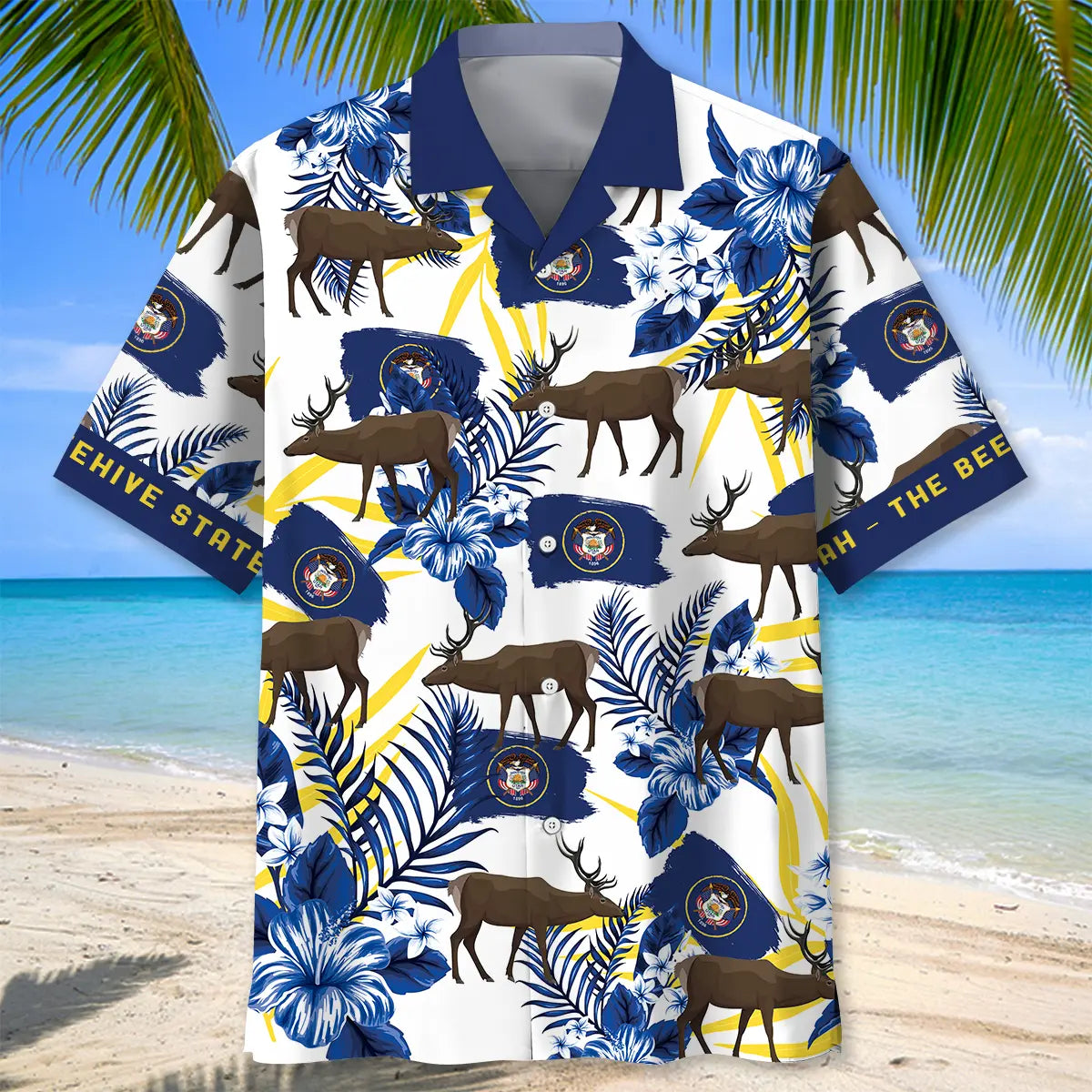 Utah Proud The Beehive State Hawaiian Shirt