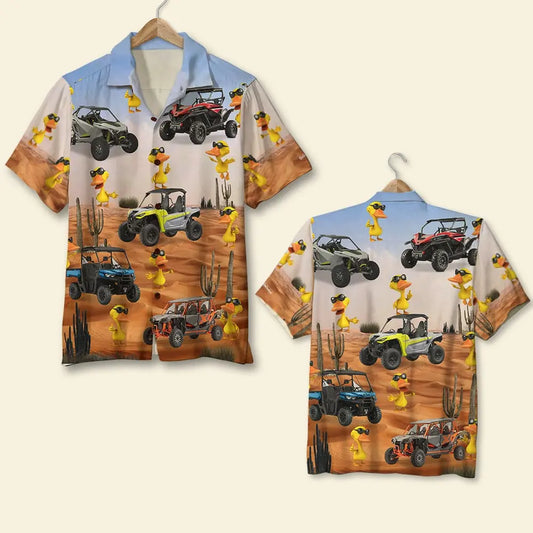 Hawaiian Shirt / Adults / S UTV Duck Desert Unisex Hawaiian Shirt Aloha Shirt Summer Vibe