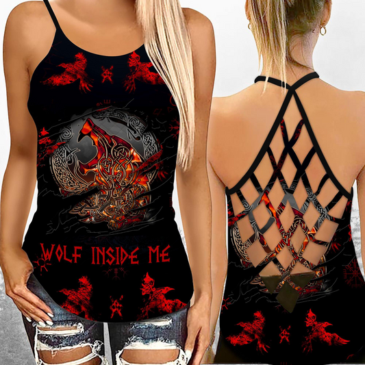 Viking Wolf Inside Me Limited Edition – Hollow Tank Top