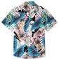 Vegetation Animal Parrot Summer Beach Vacation Hawaiian Shirt