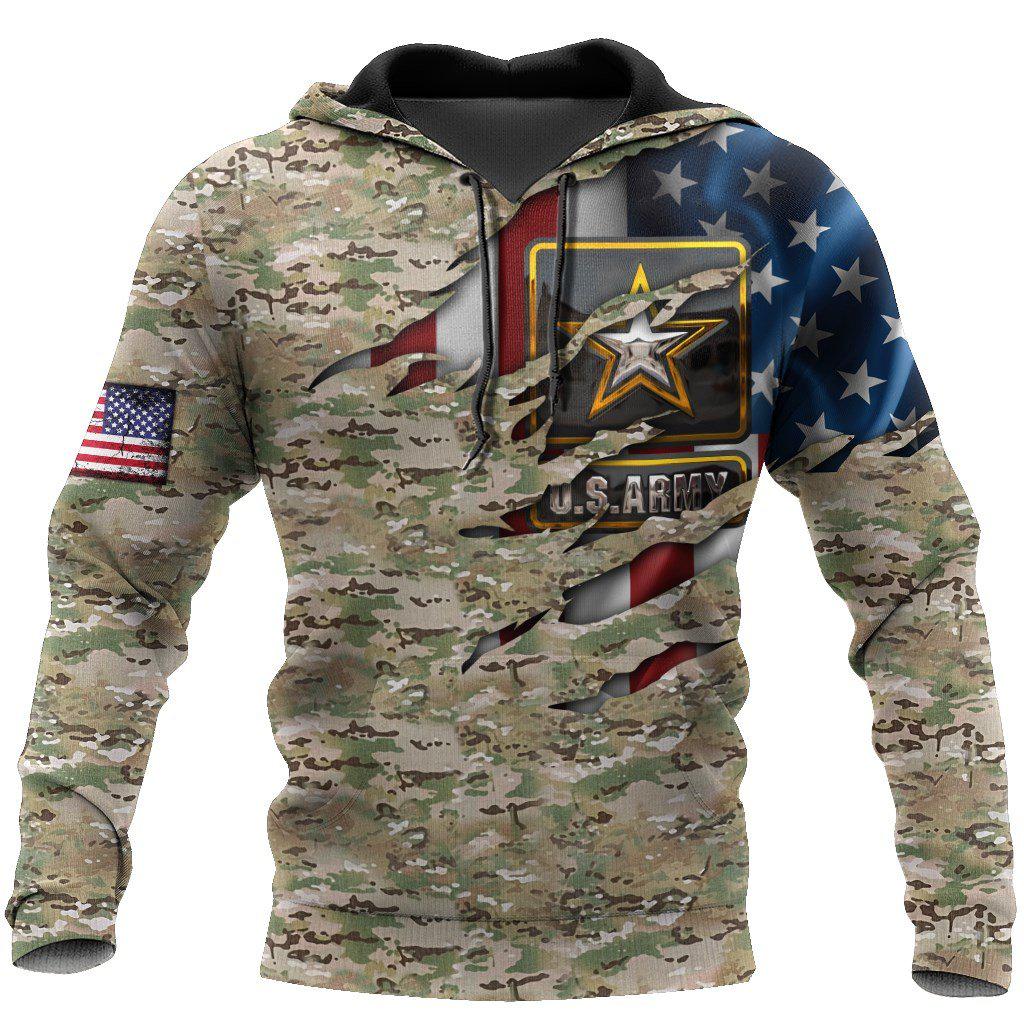 Veteran Army Limited Tribute Art - 3D Hoodie