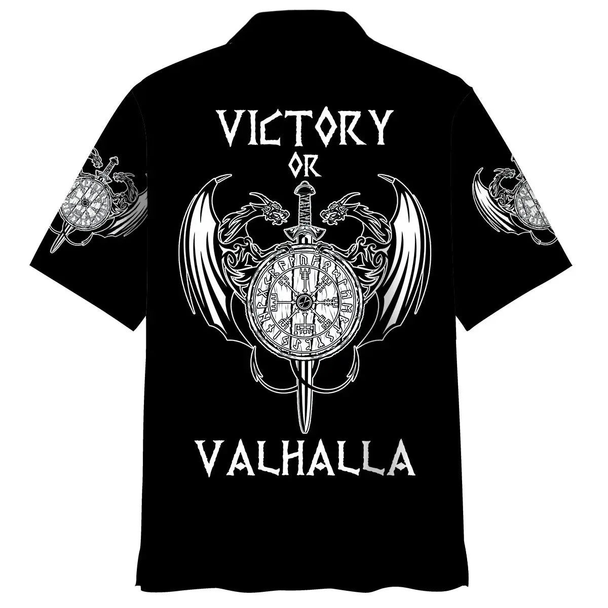 Hawaiian Shirt / Adults / S Victory Or Valhalla Hawaiian Shirt