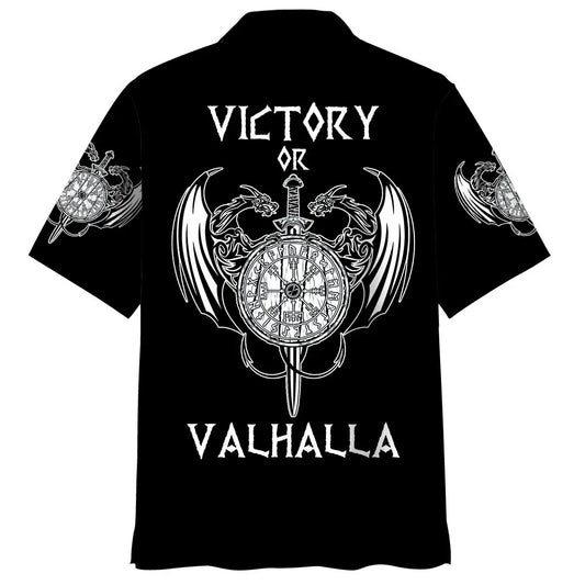 Hawaiian Shirt / Adults / S Victory Or Valhalla Hawaiian Shirt