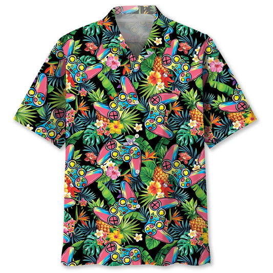 Hawaiian Shirt / Adults / S Video Game Tropical Hawaiian Shirt