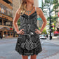 Nordic Symbol Summer Vibes Limited 1 – Women's Summer Sleeveless V-Neck Camisole Dress