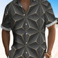 Vintage 3D Gradient Geometric Casual Hawaiian Shirt