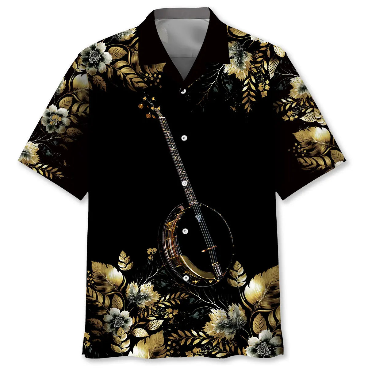 Hawaiian Shirt / Adults / S Vintage Banjo Hawaiian Shirt