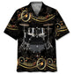 Hawaiian Shirt / Adults / S Vintage Black Drum Hawaiian Shirt