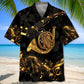 Vintage Black Violin Hawaiian Shirt