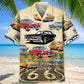 Vintage Classic Car Route 66 Hawaiian Shirt