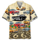 Hawaiian Shirt / Adults / S Vintage Classic Car Route 66 Hawaiian Shirt