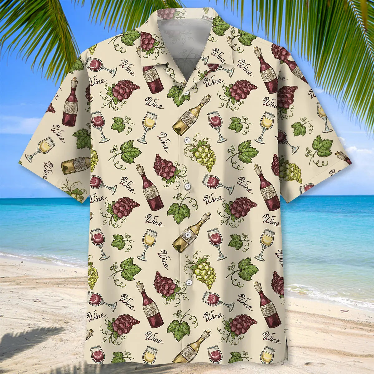 Vintage Classic Wine Hawaiian Shirt