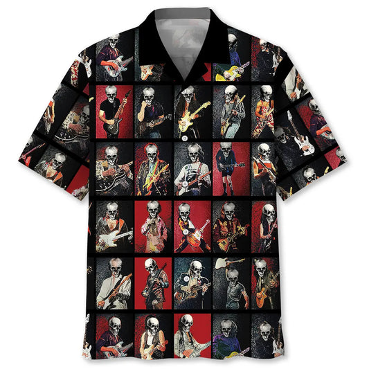 Hawaiian Shirt / Adults / S Vintage Classical Guitarist Hawaiian Shirt
