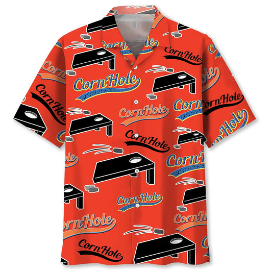 Hawaiian Shirt / Adults / S Vintage Cornhole Hawaiian Shirt