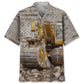 Hawaiian Shirt / Adults / S Vintage Excavator Hawaiian Shirt